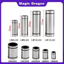 10pcs MSM 선형 베어링 LM3 LM4 LM5UU LM6UU LM8UU LM8SUU LM10UU LM12UU LM13UU LM16UU LM20UU 샤프트 부싱 8mm 3D 프린, LM16UU (16x28x37)