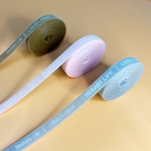 벨크로 케이블타이 찍찍이 탄 그레이 핑크 롤타입 3M x 3개, 벨크로타이 탄 그레이 핑크 색상혼합