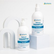 그라함스 내추럴 샴푸 500mL 건조 민감 두피 99%자연유래성분