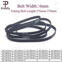 타이밍 풀리 동기 휠 벨트 너비, 2gt-276, 벨트 폭 6mm 10개