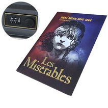 금고 가정용 사무실용 미니금고 소형금고 스틸 클래식 도서 스타일 크기 M 키 잠금 비밀 숨겨진 보안 금속, [04] Alice-Size M