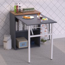 더나무 알리오스 접이식 식탁 600, 그레이i