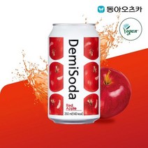 동아오츠카 데미소다 레드애플 350ml CAN 24입 1박스 팬트리 탕비실 편의점 하이볼 달콤한 캠핑준비물 1세트