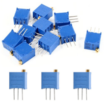가변저항 3296W 0.5W 멀티턴볼륨 Potentiometer 200K 10개