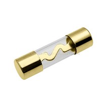 금 도금 유리 AGU 퓨즈 팩 자동차 앰프 10x38mm 10A 15A 20A 25A 30A 40A 50A 60A 70A 80A 100A 5 개, [01] AGU Fuse, [06] 40A, 01 AGU Fuse_06 40A