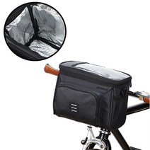 [아크로핸들바백자전거가방] 태엽체육사 자전거 뒷좌석 짐받이 가방 레인커버포함 15L, 15 L