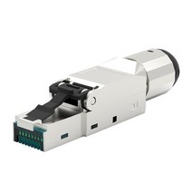 프리미엄 디자인 RJ45 툴리스 필드 플러그 Cat7 6A CAT6 22 23AWG 솔리드 설치 케이블 용 차폐 형 고속 종단 커넥터, 20 pcs_Cat 7 Metal Boot