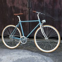 빈티지 로드 자전거 성인 출퇴근 클래식 남녀 학생용 학생 입문용 영국, 민트불루(헤드라이트)