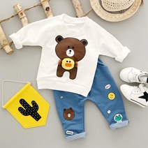 2세 3세 외출복 프렌즈 긴팔 상하세트 차일드 고급