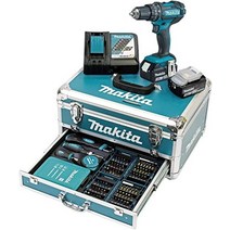 Makita 마키타 DHP482RFX9 전동 해머 드릴 18V 3 0 Ah 배터리x2 충전기 96피스 악세사리 알루미늄 가방