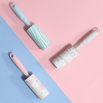 원룸 청소 의류 침구 먼지제거 롤클리너 테이프, 그레이