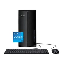 Acer 에이서 아스파이어 데스크톱 12세대 인텔 코어 i512400 6코어 프로세서 12GB 3200MHz DDR4 512GB NVMe M2 SSD 8X DVD 무선 WiFi 6, i5-12400_Tower only