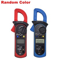 전문 자동차 디지털 멀티 미터 클램프 전류계 커패시터 전원 테스트 전압 데이터 표시 AC/DC 단위 테스터, Brown