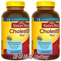 네이처메이드 Nature Made 콜레스테롤 New CholestOff Plus 210 정 X 2병, 410정, 210정