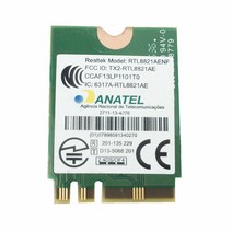 Realtek RTL8821AE 802.11AC NGFF M.2 433Mbps 2.4G/5GHz WiFi 블루투스 4.0 Wlan 무선 네트워크 카드, 한개옵션0