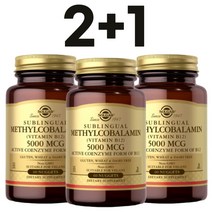 솔가 비타민b12 메틸코발라민 5000mcg 60너겟 3개, 60개