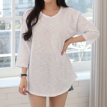 루나샵 8부슬라브 티셔츠