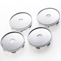 4 개/대 유니버설 60mm 자동차 휠 허브 센터 커버 자동 액세서리 교체 부품, [01] 은
