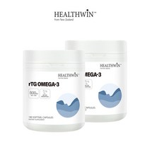 헬스윈 알티지 오메가3 1000mg 180캡슐 (rTG오메가3), 2개