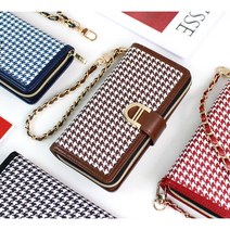 [주문제작]모건 하운드 체크 지퍼 다이어리 S/노트/A/와이드/S22/S22울트라/S22플러스