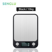 식품 규모 22 파운드/10Kg 디지털 주방 규모 식품 온스 및 그램 요리 베이킹 1g/0.1oz 정확한 졸업, Black-10Kgx1g_CHINA