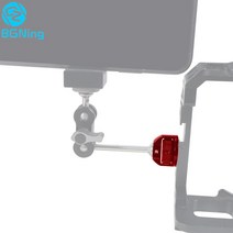 셀프촬영 브이로그 360 회전 조절 식 1/4 quot남성용 여성용 카메라 어댑터 나사 DJI 포켓 2 용 Insta360 ONE X2 삼각대 플래시 라이트 매직 암, 10 2pcs Red