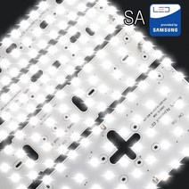 삼성칩 국산 보급형SA LED모듈 KC 자석설치 택1 거실 주방 사각 원형, 07_주방방등 18W / 418x70 (18w1장), 삼성칩 SA 보급형 6500K 차가운흰색