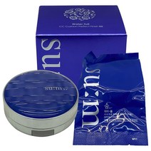 숨37도 워터풀씨씨쿠션퍼펙트피니쉬 1호라이트베이지(본품+리필), 1개, 1호라이트베이지