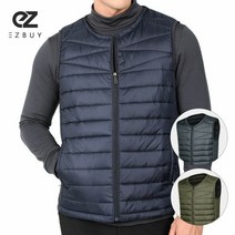 [이지바이] 로베르토 24시간 따뜻해 남성 울트라 라이트 다운라이크 패딩 조끼(B13V02