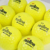 일반브랜드 컬러볼 흰볼 로스트볼 골프공 로스볼, 일반 브랜드 노랑계열 A  50알