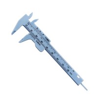 계량 측정 계측 0-80mm 플라스틱 버니어 캘리퍼스 목공 배관 모델 만들기 80mm 버니어 캘리퍼스 조리개 깊이 직경 게이지 도구 고정밀 공구 철물, 0-80mm 하늘색