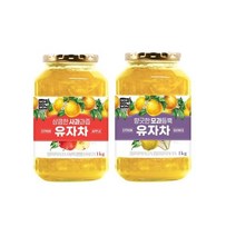 사과유자차1kg+모과유자차1kg