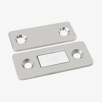 튼튼고정 옷장 서랍 자석 42mm 실버, 1개