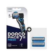 도루코 페이스7 2 FRESH 면도기세트, 1개, 면도기1개+면도날 총4입