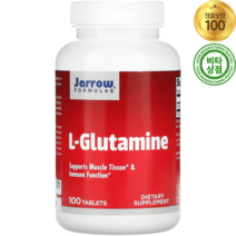 자로우포뮬라 L글루타민 Glutamine 100정, 1개, 100 태블릿