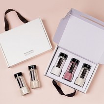 소금공장 3조세트 히말라야핑크솔트 블랙솔트 국내산 천일염 천연조미료 29종류 소금답례품 돌잔치 조문 조의 교회 장례 결혼 웨딩답례품 고급포장 추석 명절 선물세트, 1세트, 스파이시허브+트러플+핑크솔트