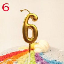 생일 양초 1 2 3 4 5 6 7 8 9 0 골드 키즈 소년 소녀 케이크 파티 용품 장식, 17 A7
