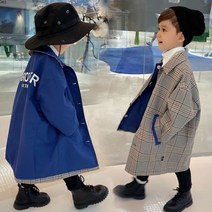 까꿍맘 봄.가을신상 /R24.블루체크코트