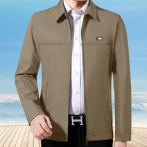 꽃소담 중년남자 봄가을 바람막이 점퍼 아빠자켓 QQA2369