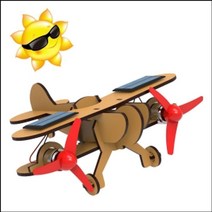 위dhns_DIY 쌍날개 태양광 복엽기 과학시간준비물 교구 만들기키트 학습 상자 놀이♥dhn, ♥happynesss