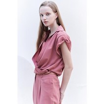 [DOHO] 트위스트 랩 블라우스 (DV6BL790)