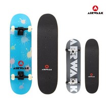 에어워크 에어워크 스케이트보드 31인치 9겹 컴플릿 ABEC 7 베어링, 그레이(Paint)