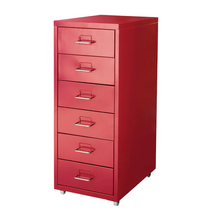 이케아 HELMER 헬메르 이동식서랍유닛 레드 28x69cm 001.760.99, 본상품선택