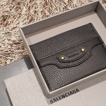 BALENCIAGA [명품]발렌시아가 네오클래식 블랙 카프 스킨 여성 카드지갑 홀더 64010915Y0I..