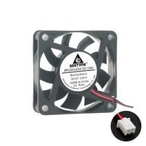 6015 브러시리스 팬 DC 5V 12V 24V 60X60X15mm 컴퓨터 PC CPU 케이스 냉각 팬 6cm 60mm USB 2PIN 3PIN 쿨러 팬, 5V  XH2.54  2Pin_1