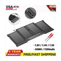 OEM A1496 A1405 배터리 For 애플 맥북 에어 13' A1466 2013 2014 2015 2017 US