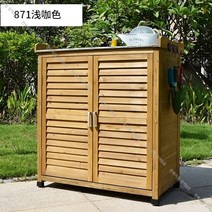 농막 작업대 농가 창고 설치 농사용 조립식 창고 짓기, 2. A타입 밝은 갈색 (선반x)