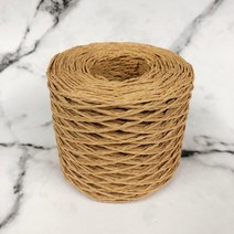 라피아 뜨개실 밀짚 모자 가방 만들기 뜨개질 실 코바늘 파피루스실, 25. 짙은 청색 200m 한 덩어리