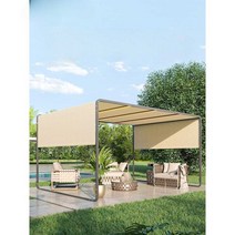 야외정자 바베큐장 원두막 파고라 만들기 조립식정자, M1 흰색 3Mx3M