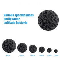 여과포 공조기 필터 수족관 필터 미디어 바이오 볼 휴대용 습식 건식 코튼 공기 펌프 캐니스터 맑은 물 생, 01 10pcs_02 26mm